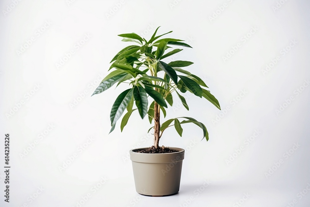 Isolated Potted Houseplant - Indoor Nature and Greenery Concept Isolated Potted Houseplant - Indoor Nature and Greenery Concept