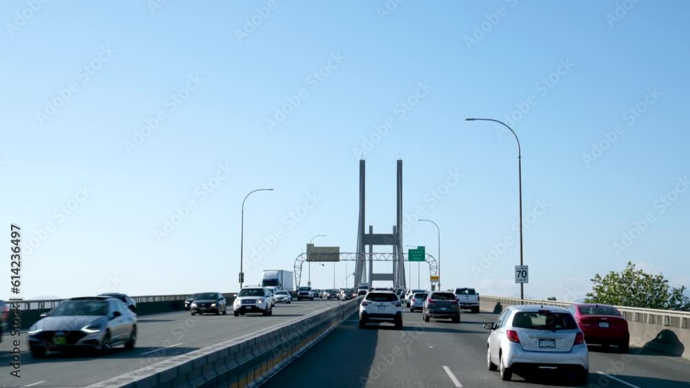 New Pattullo Bridge is a key link between the communities of Surrey and New Westminster. The new four-lane toll-free bridge will provide important improvements for everyone who uses