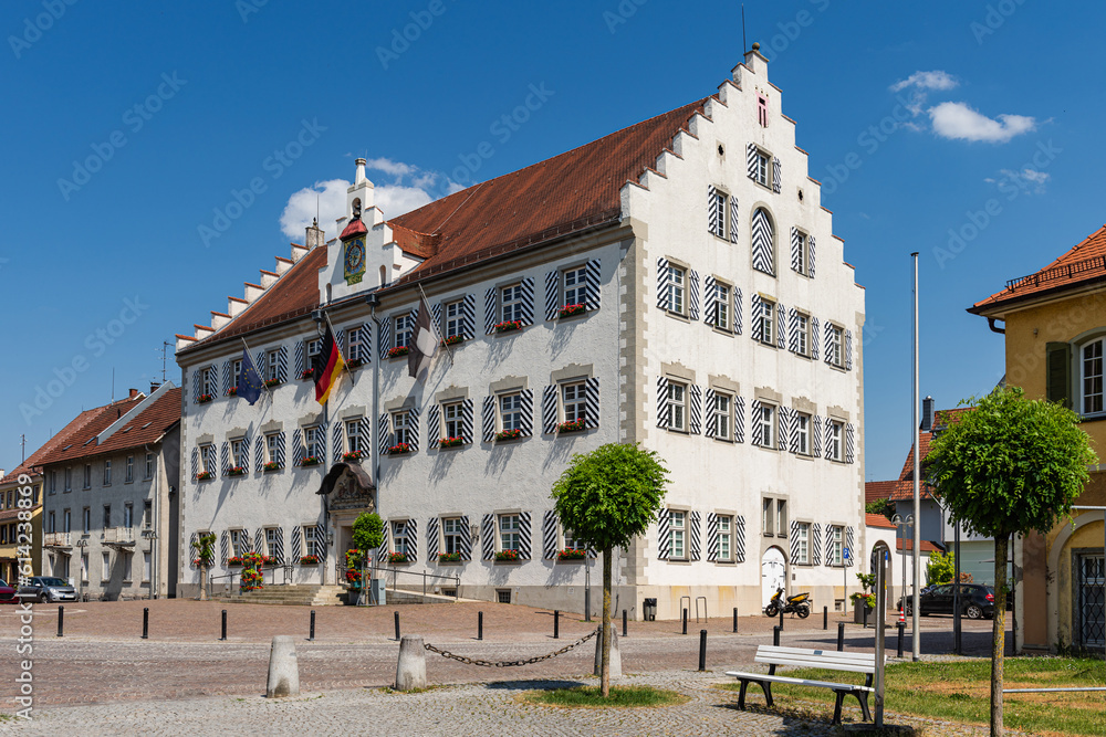Historisches Rathaus von Tettnang; Baden-Württemberg; Deutschland