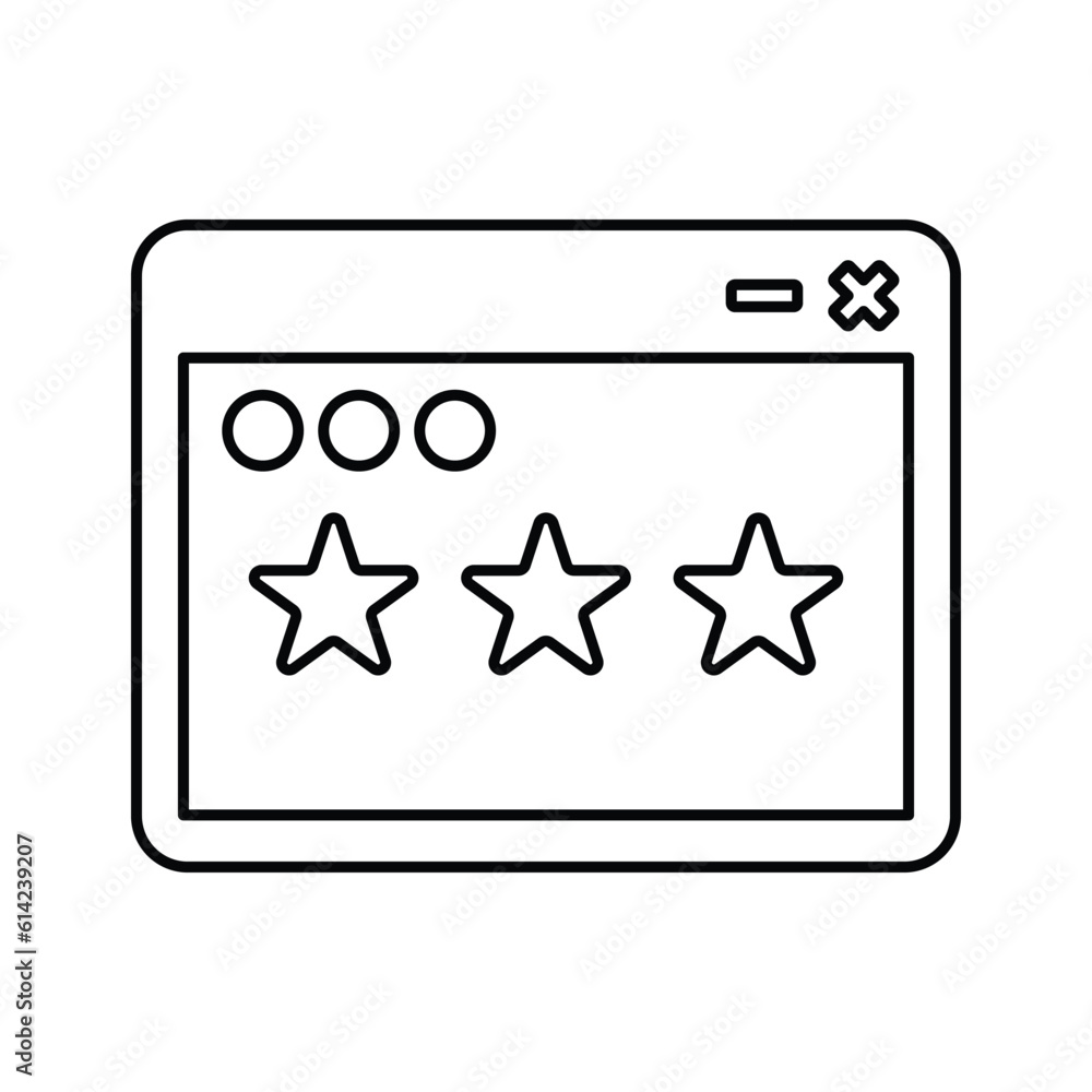 Page Quality icon. Line, outline symbol. Page Quality icon. Line, outline symbol.