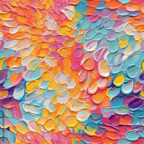 Rainbow oil colors paint surface seamless repeat pattern [Generative AI] 