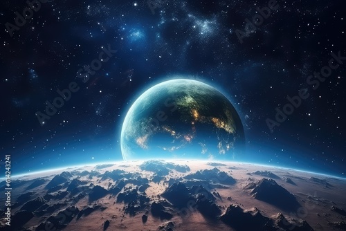 earth in space