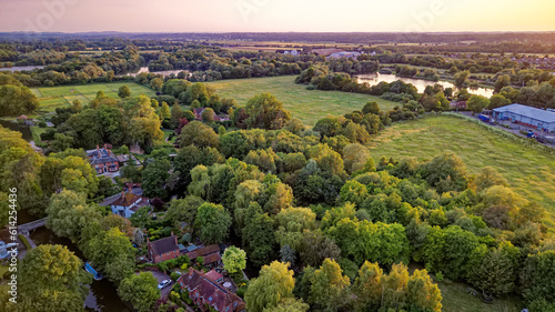 English landscape near Theale - West Berkshire UK photo