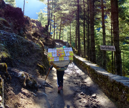 porter in the mountains