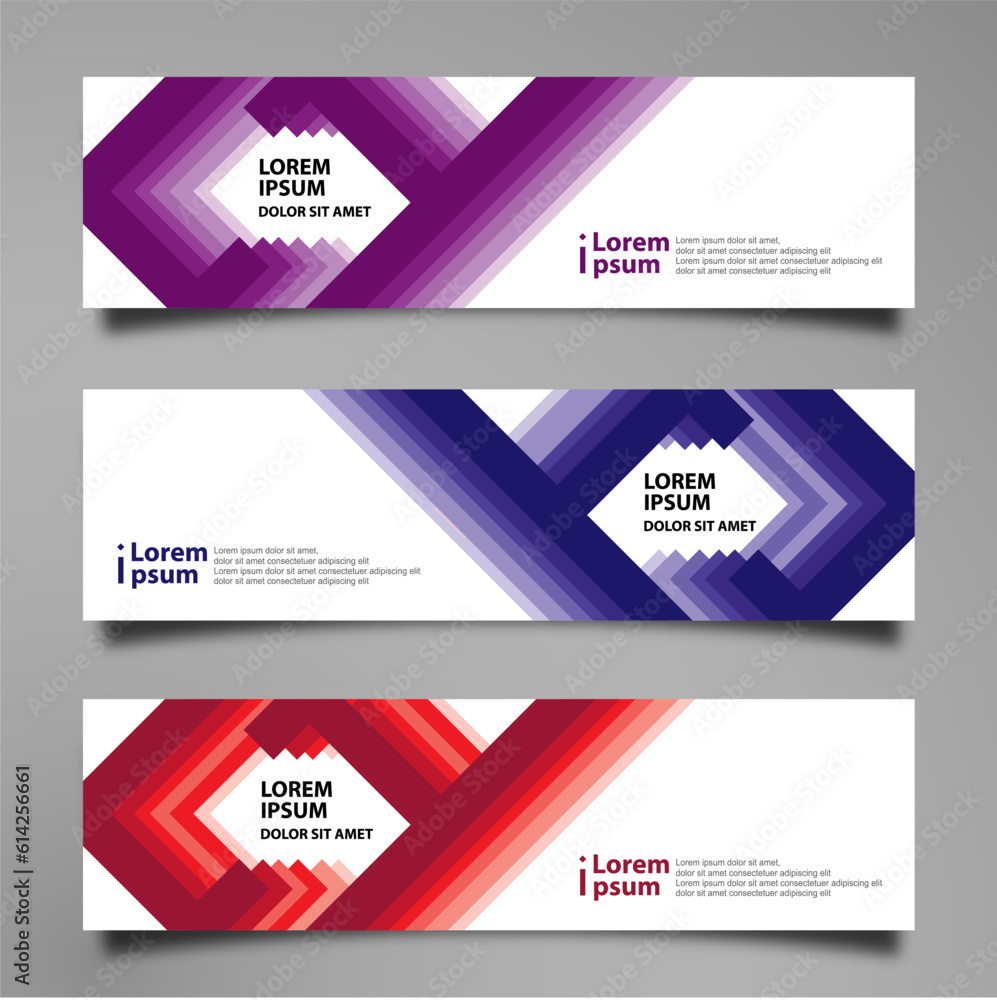 Banner background modern template, vector design Banner background modern template, vector design