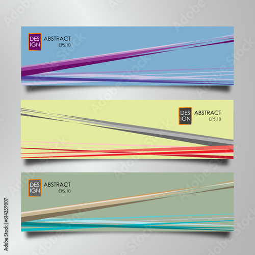 Banner background modern template, abstract design	