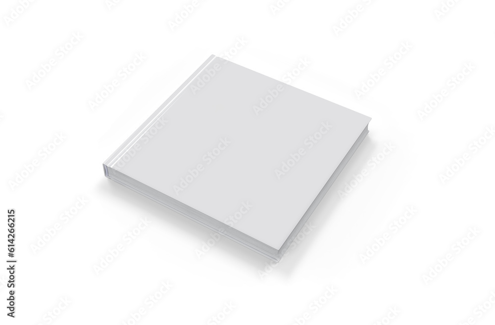Square Hard Cover Closed Books 3D Rendering Square Hard Cover Closed Books 3D Rendering