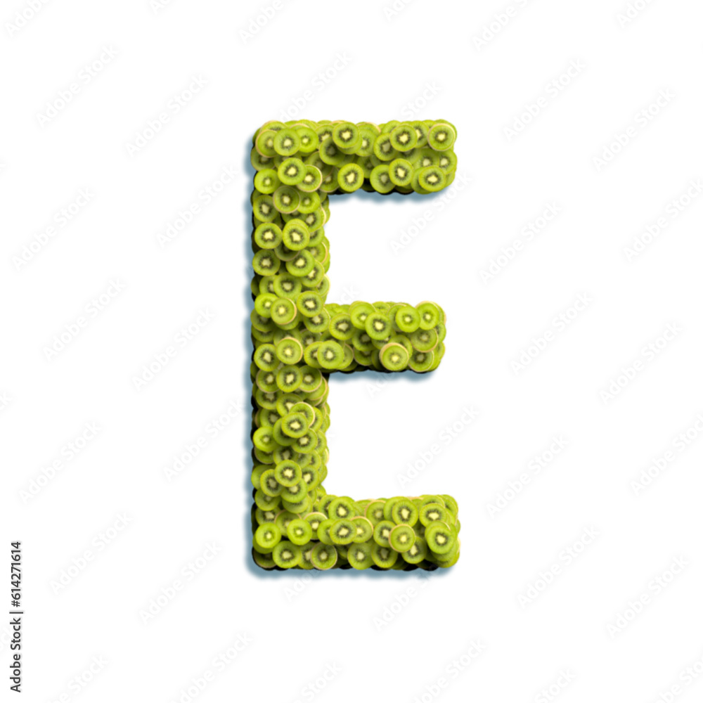 3d letter E 3d letter E