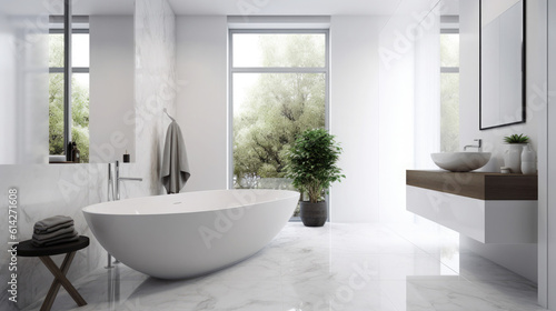 Modern Elegant bathroom interior