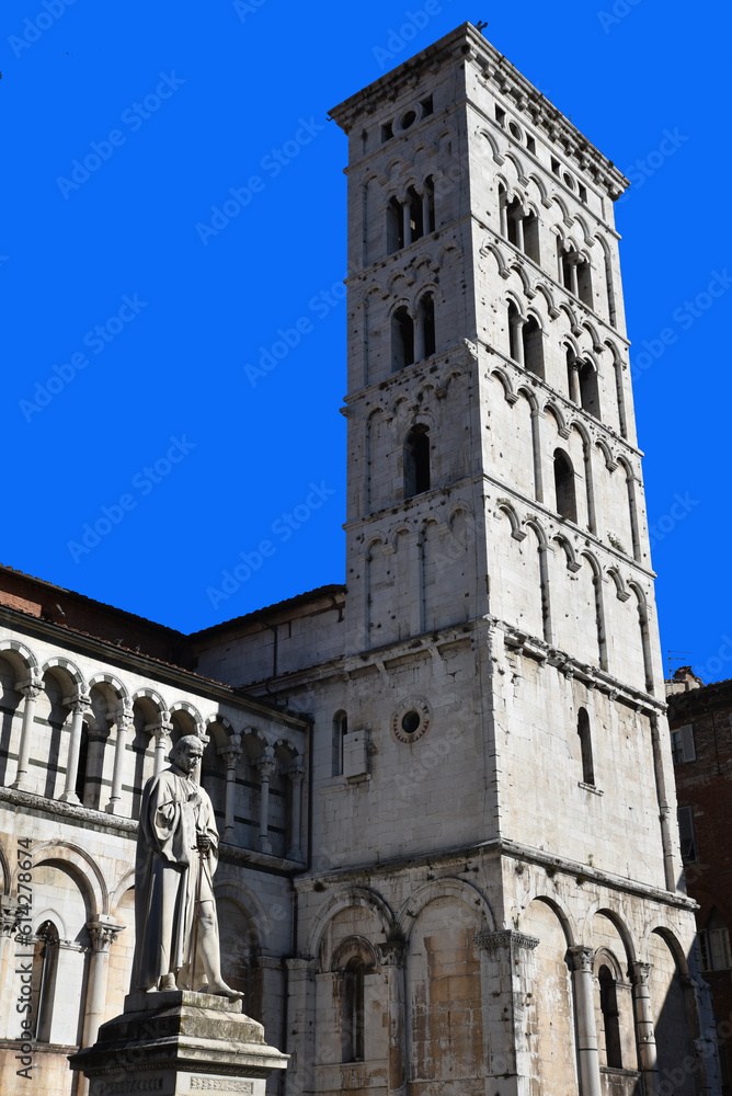 Le campanile à Lucca en Toscane. Italie
