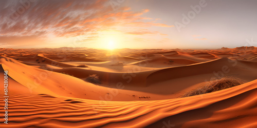 sunset over the desert © Rafael