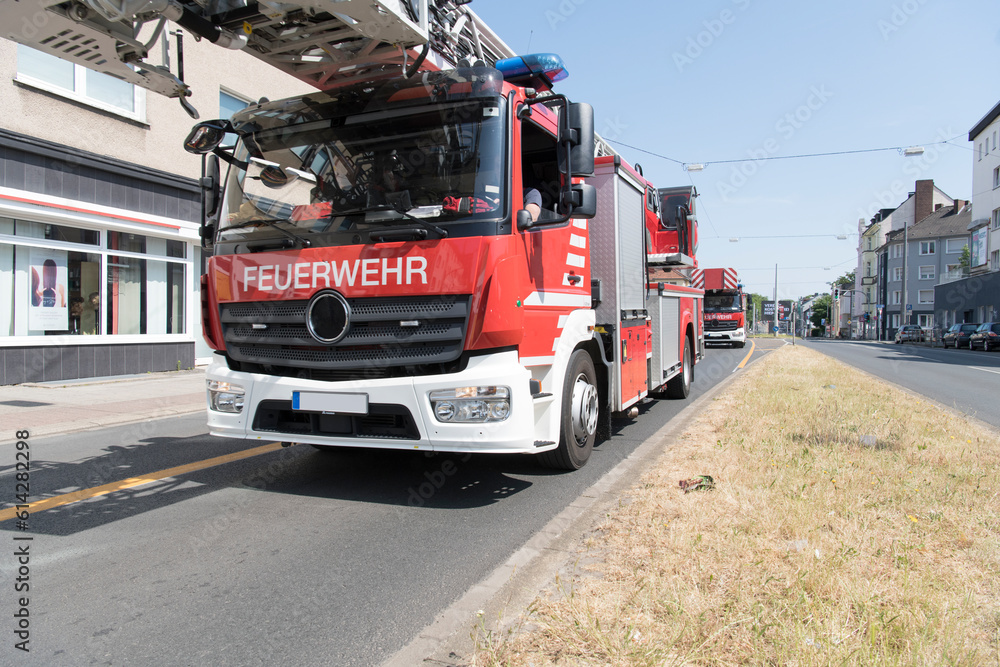 Leiterwagen Feuerwehr