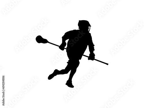  Lacrosse Player Silhouette