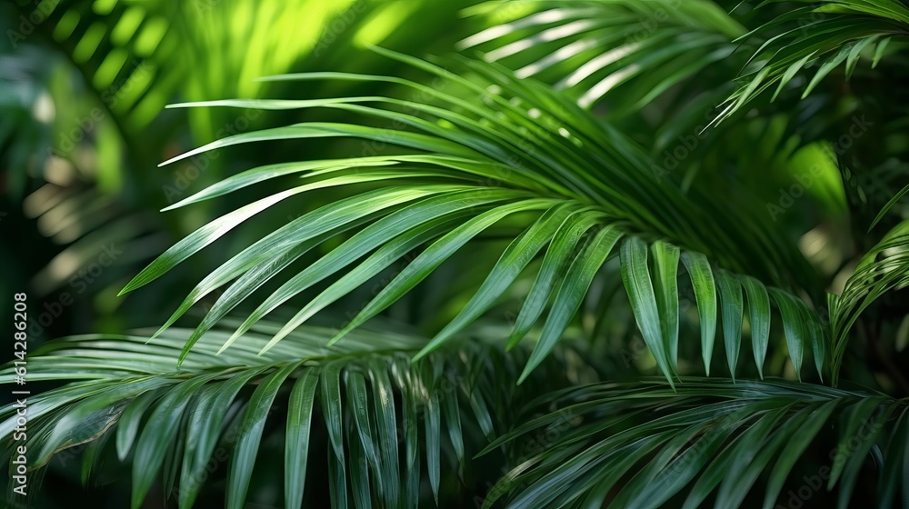 exotic tropical foliage background