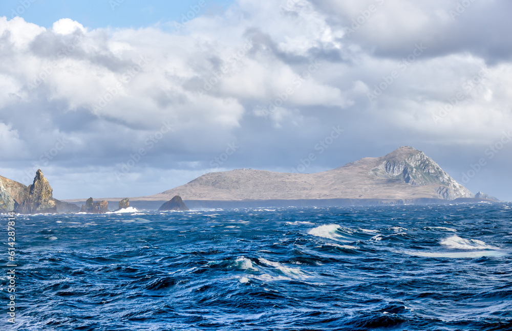 Dramatic skies, landscapes and weather off the coast of Cape Horn Argentina