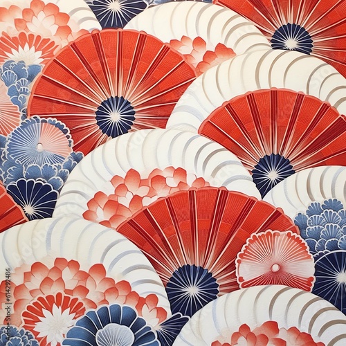 design japan art background illustration  and wallpaper pattern