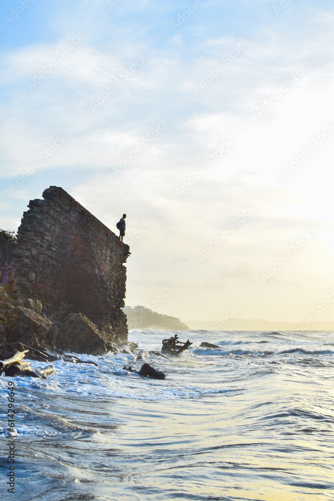 Fototapeta premium en el mar