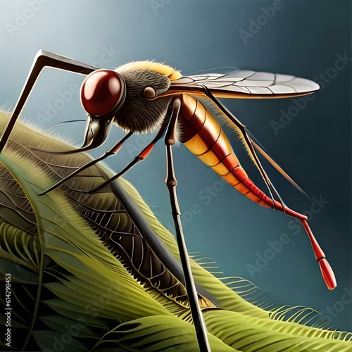 mosquito. Generative AI photo