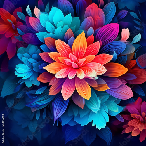 Wallpaper Mural abstract colorful background Torontodigital.ca