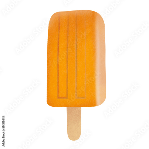 Ice-cream , ice cream stick illustration with transparent background