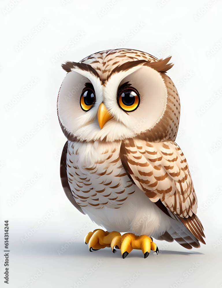 Obraz premium Animal farm cute model 3d Illustration,High quality,
