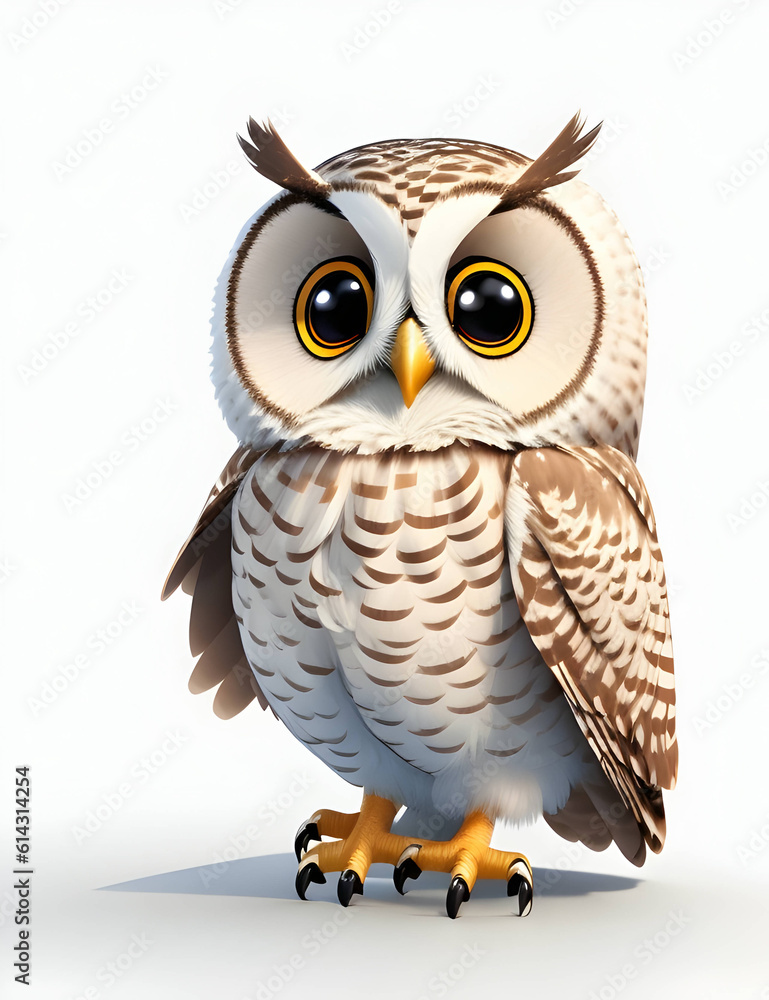 Obraz premium Animal farm cute model 3d Illustration,High quality,