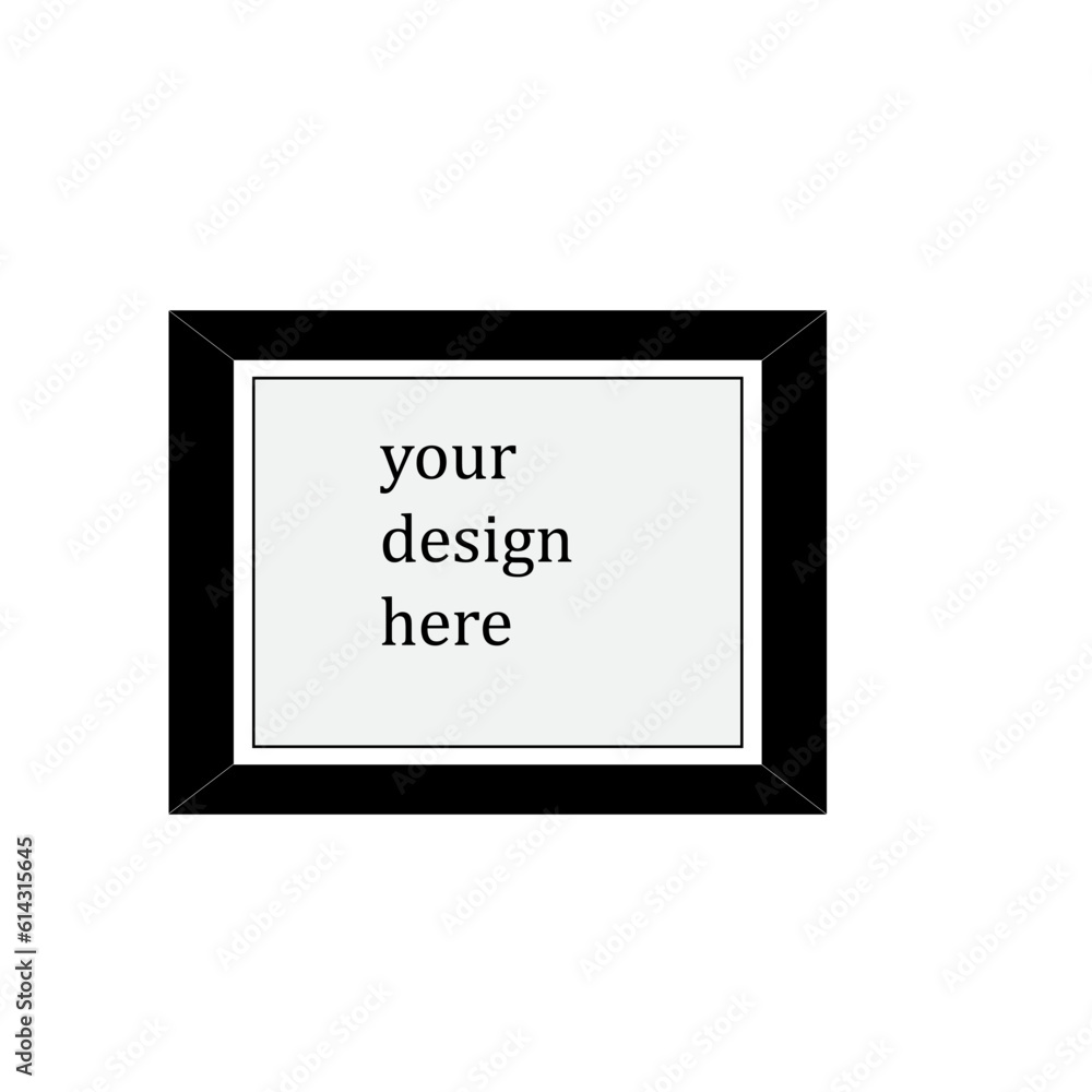 Frame square icon vector flat style Frame square icon vector flat style