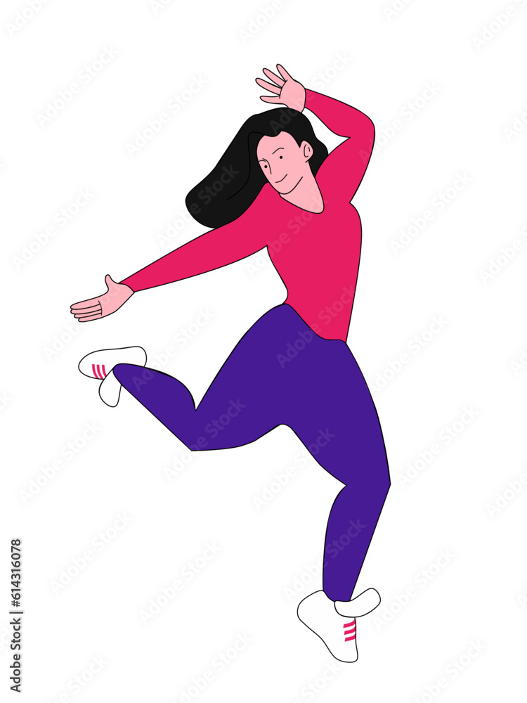 woman jumping woman jumping