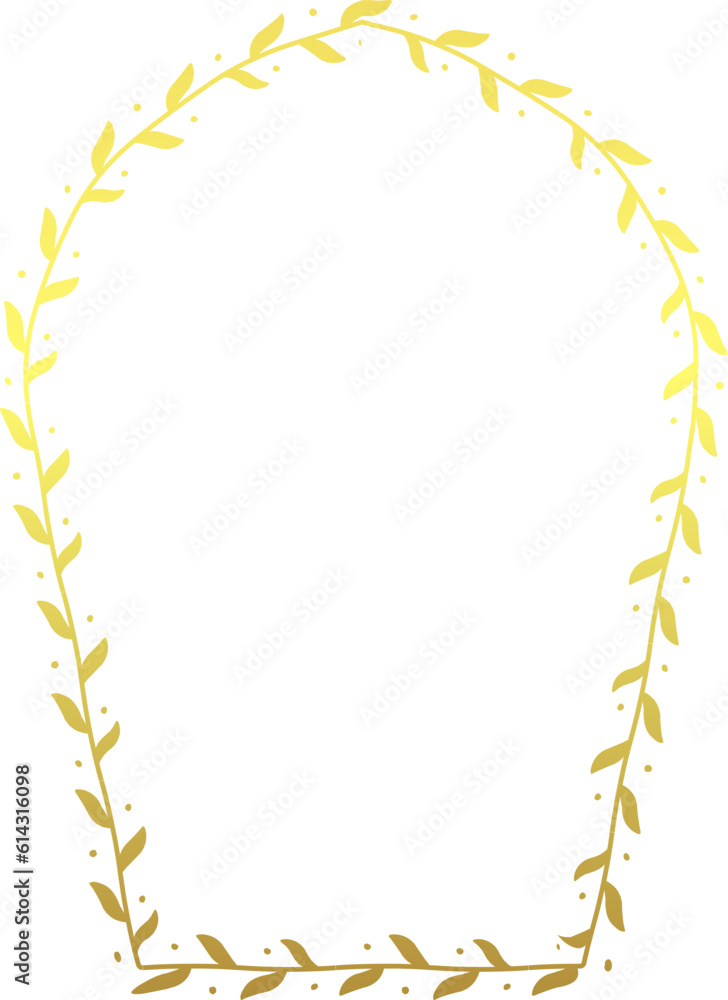 Pointed Horseshoe Arch gold wreath golden frame rectangular frame architectural window door ornate flower frame floral leaf borders natural Botanical Branches decoration Pointed Horseshoe Arch gold wreath golden frame rectangular frame architectural window door ornate flower frame floral leaf borders natural Botanical Branches decoration