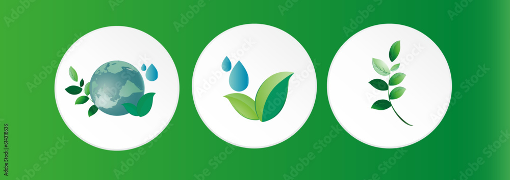 Obraz premium Eco friendly vector