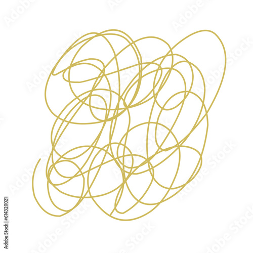 Tangled Abstract Line