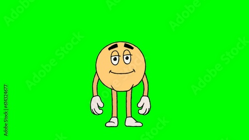 Emoji showing muscle.