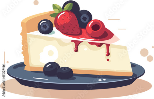 Gelatin cheesecake