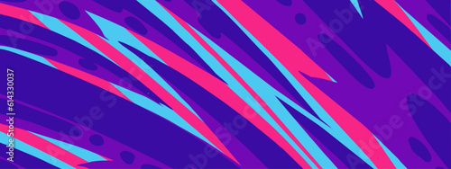 Canvastavla sport background banner with blue pink and purple colors