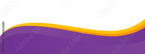 simple purple background banner with golden border