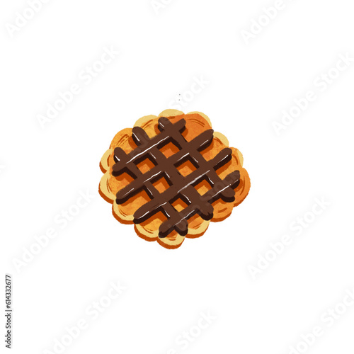 Waffle chocolate 