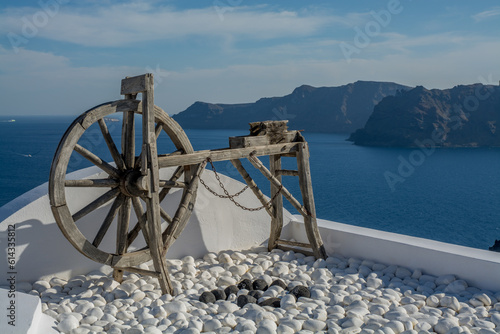 views of the village of Oia in Santorini