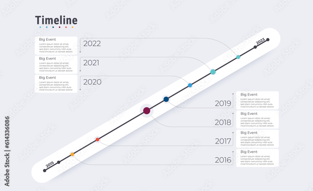 Basic timeline line with simple design. Basic timeline line with simple design.