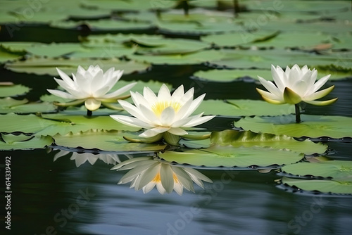 Beautiful lotus flower in the lake and lotus flower plants  pure pink lotus flower.