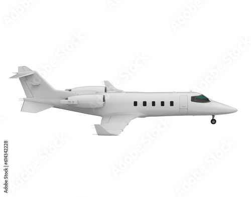Luxury business jet or Business jet airplane flying. Png trasparency