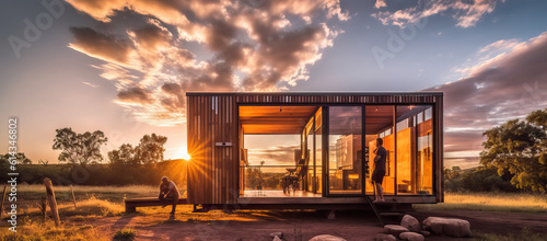 Tiny house with amazing des...