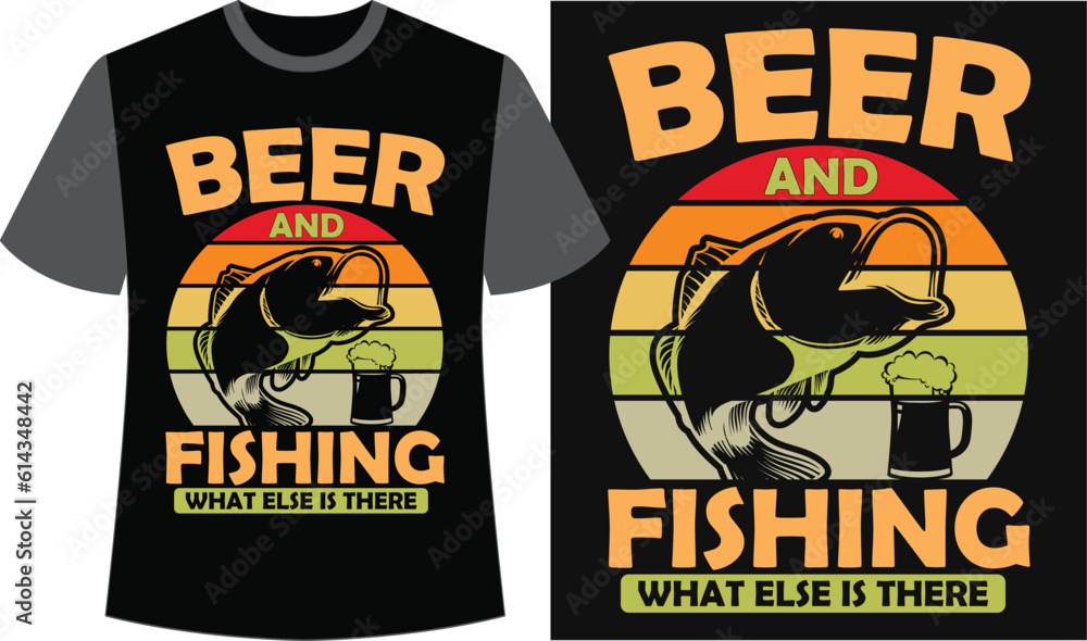 Fishing Typography T-shirt Design. Fishing T-shirt Design Vector. 