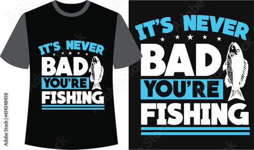 Fishing Typography T-shirt Design. Fishing T-shirt Design Vector. 