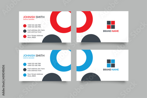 creative corporate minimal modern business card template