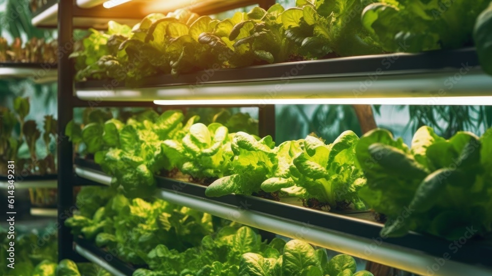 Fresh vegetable hydroponic system.Organic vegetable salad growing garden hydroponic farm Freshly harvested lettuce organic for health food Earths Day concept Fresh vegetable hydroponic system.Organic vegetable salad growing garden hydroponic farm Freshly harvested lettuce organic for health food Earths Day concept