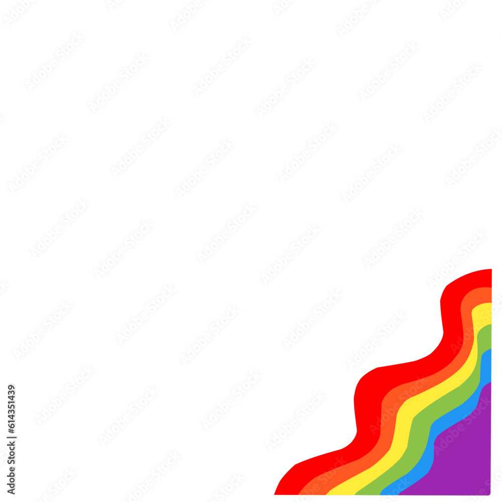 Rainbow Corner Border Rainbow Corner Border