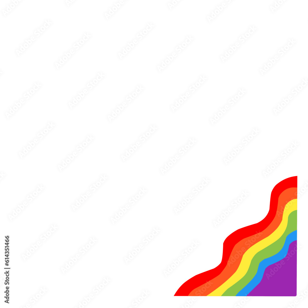 Rainbow Corner Border Rainbow Corner Border