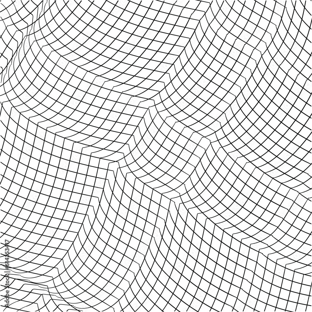 seamless pattern of web or fishnet