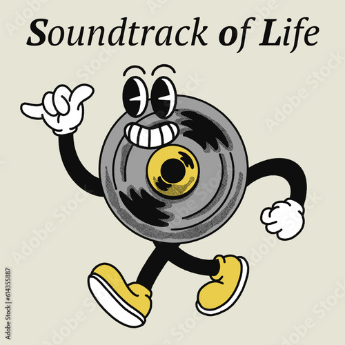 Soundtrack of Life With Cd Groovy Character Design
