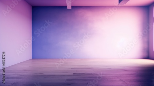 Studio space with purple colour concept